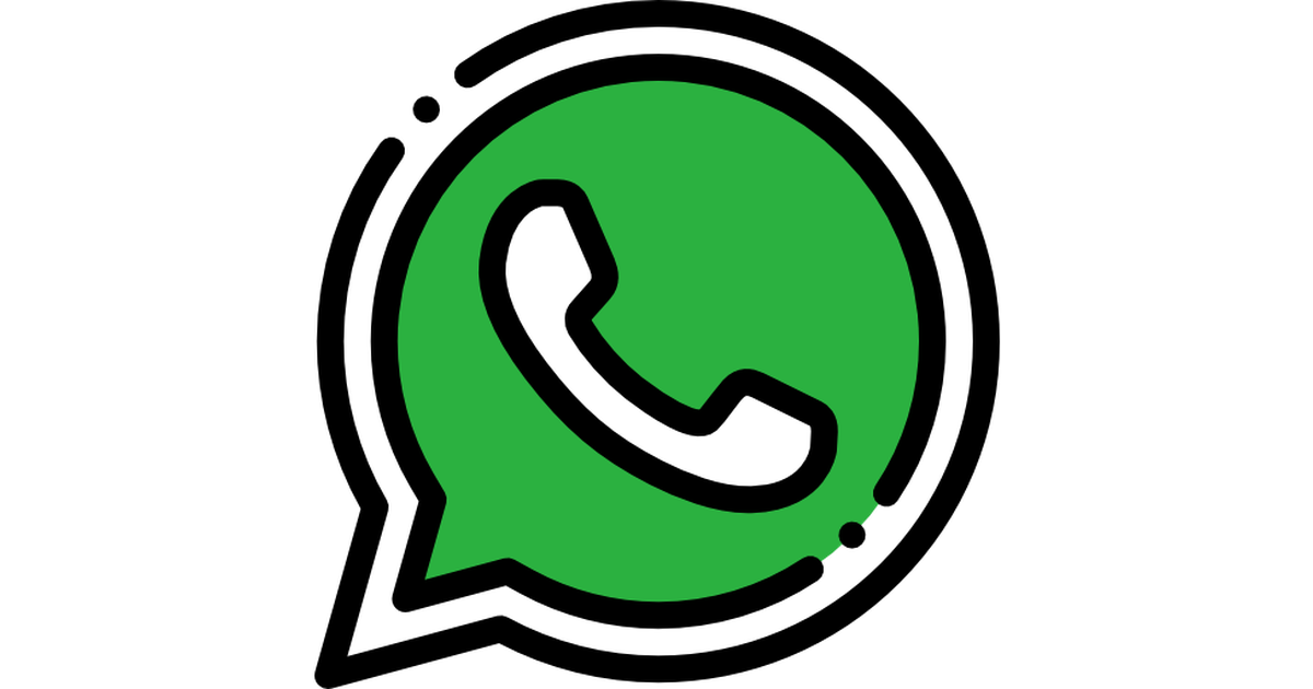 A Green And White Phone In A Chat Bubble