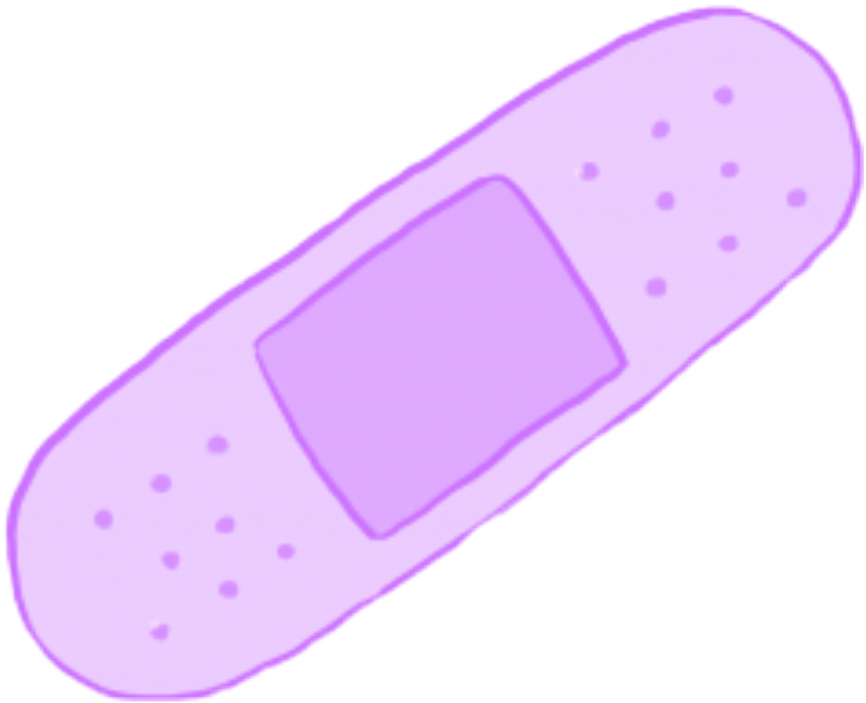 A Cartoon Of A Band Aid