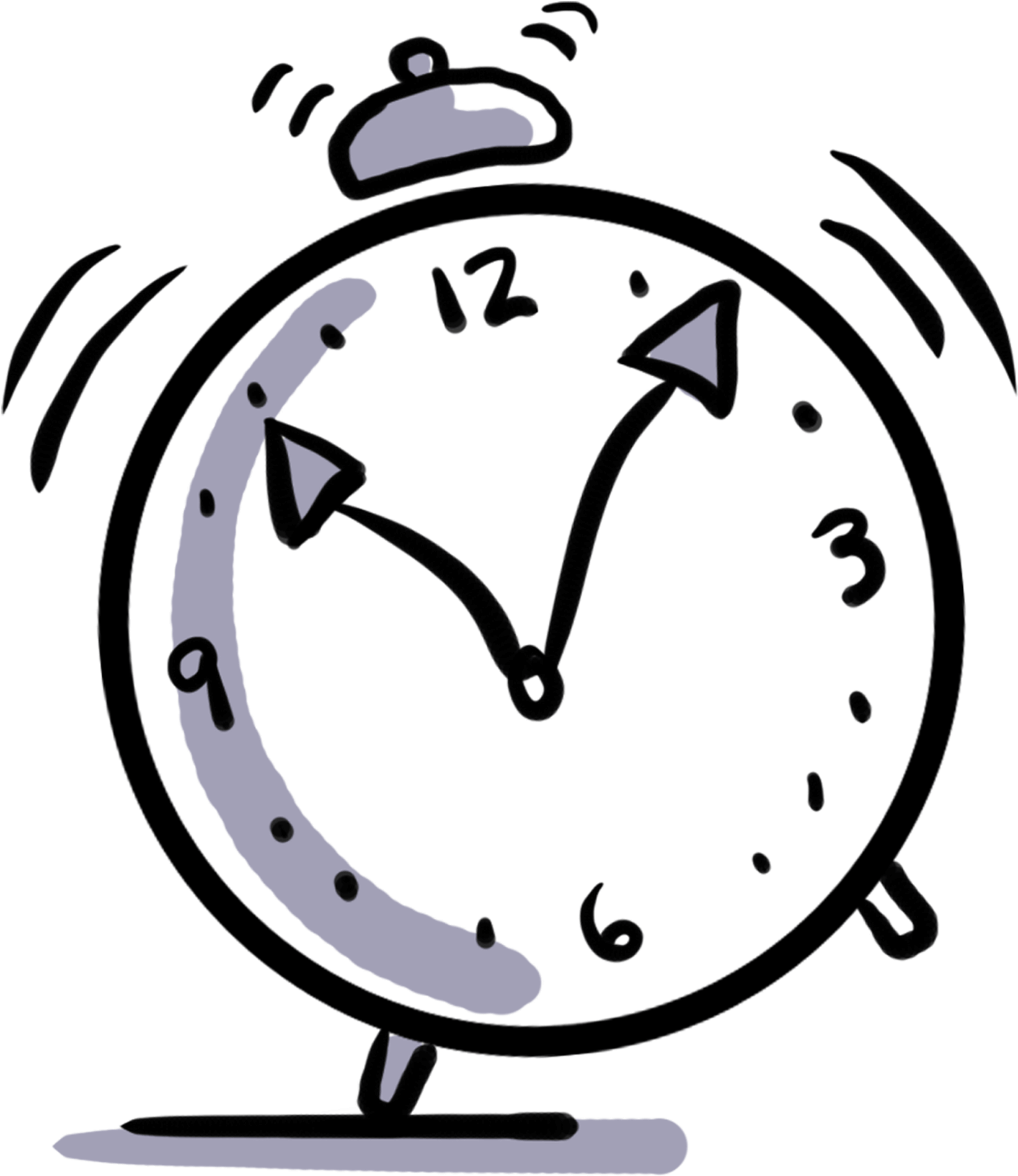 A Drawing Of A Clock