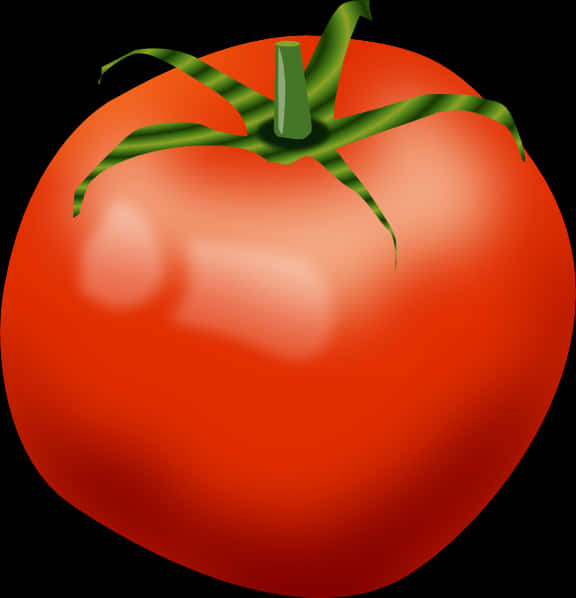 A Close Up Of A Tomato