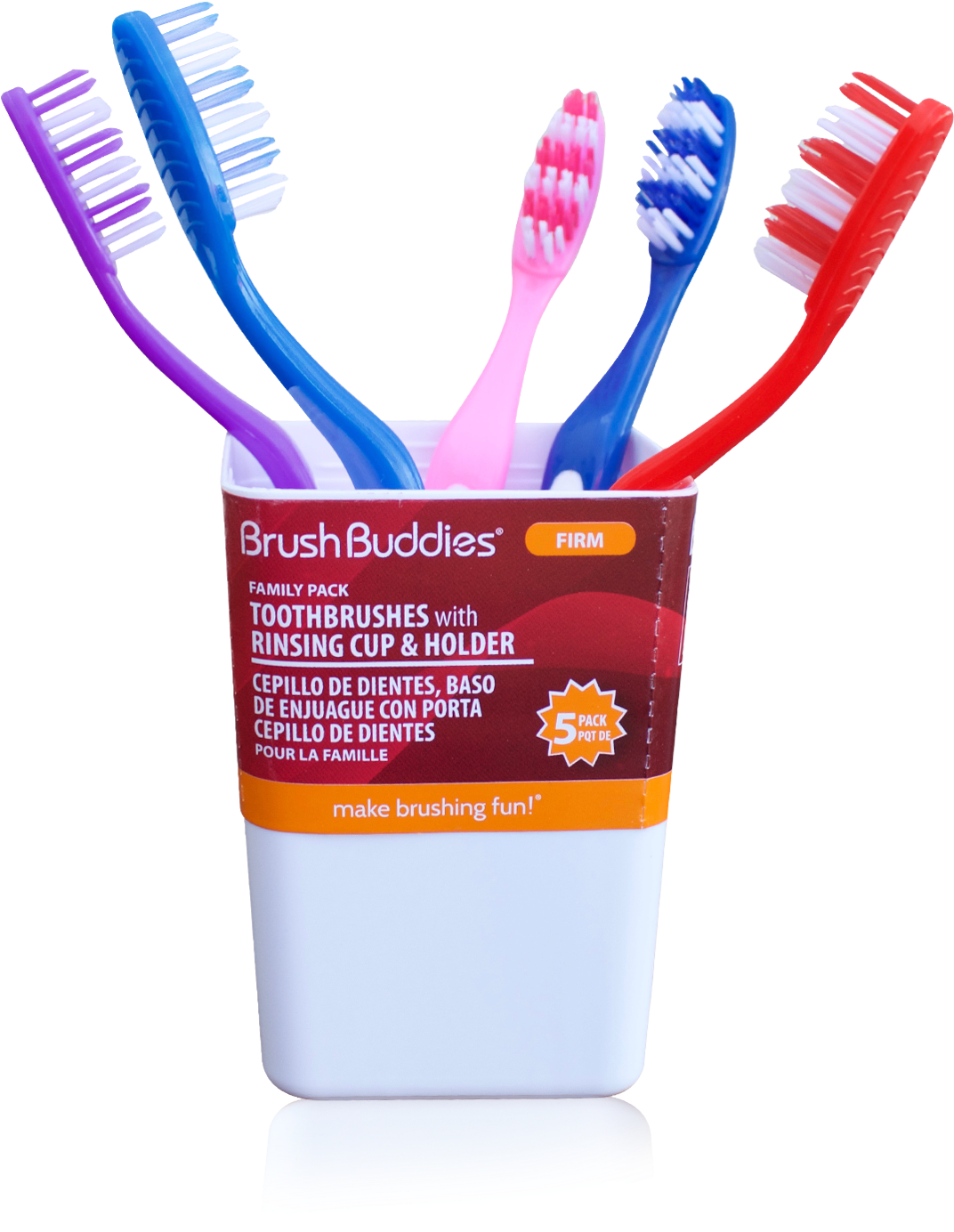 A Group Of Toothbrushes In A Cup
