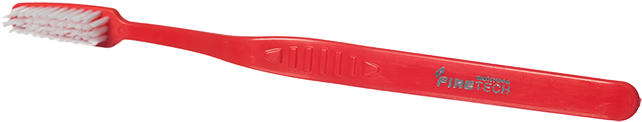 A Red Plastic Knife Handle