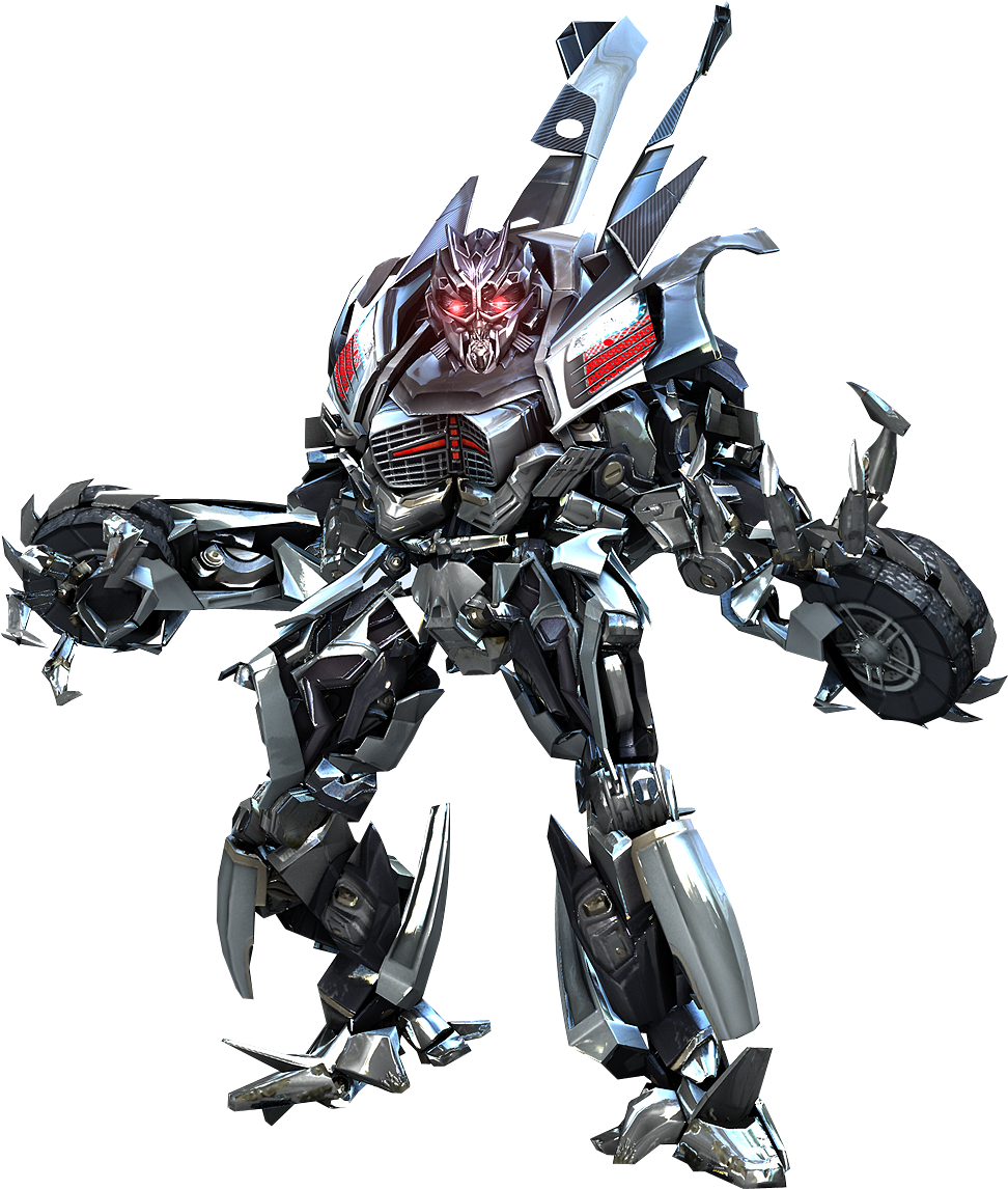 A Silver Robot With Wheels And Red Eyes