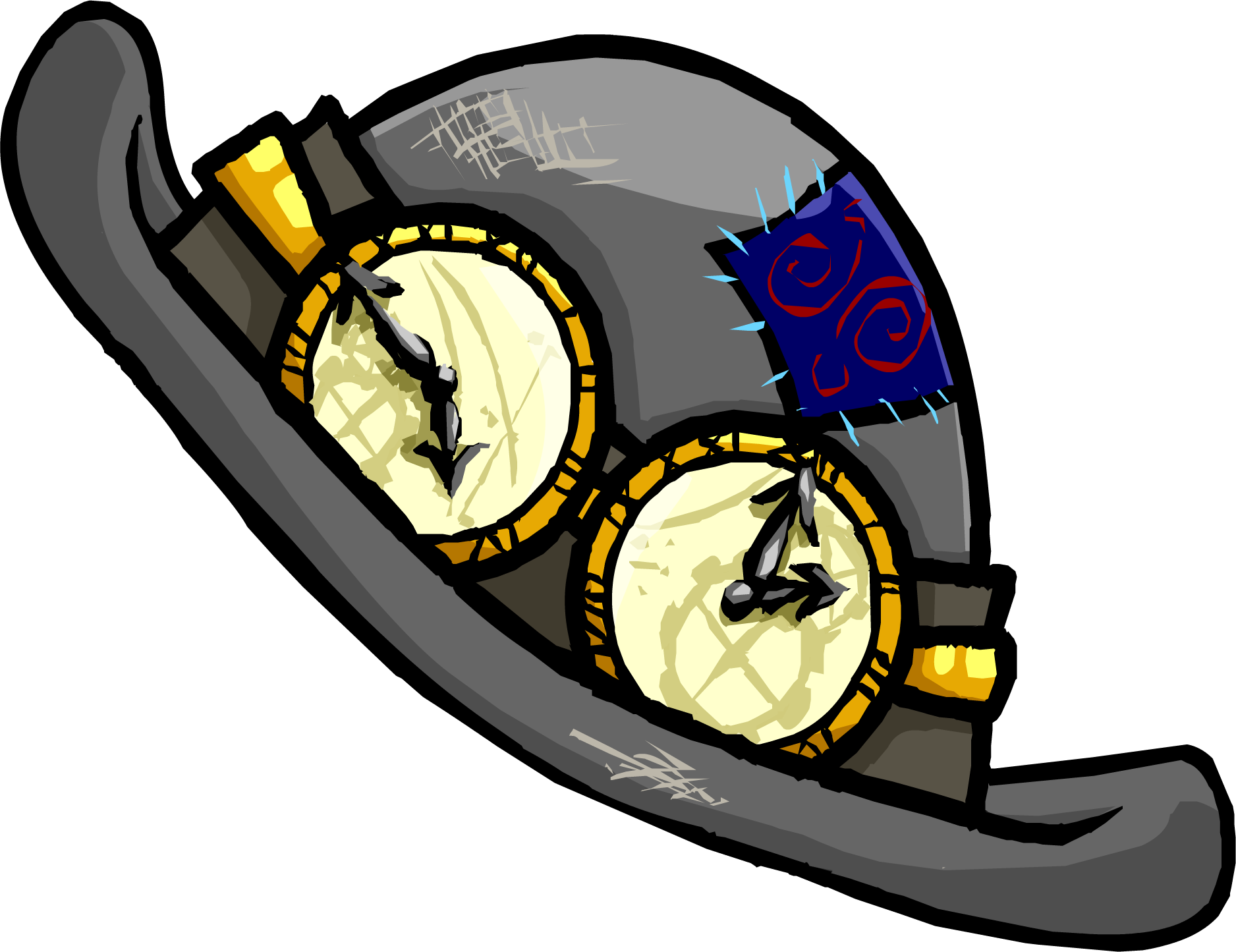 A Cartoon Of A Clock
