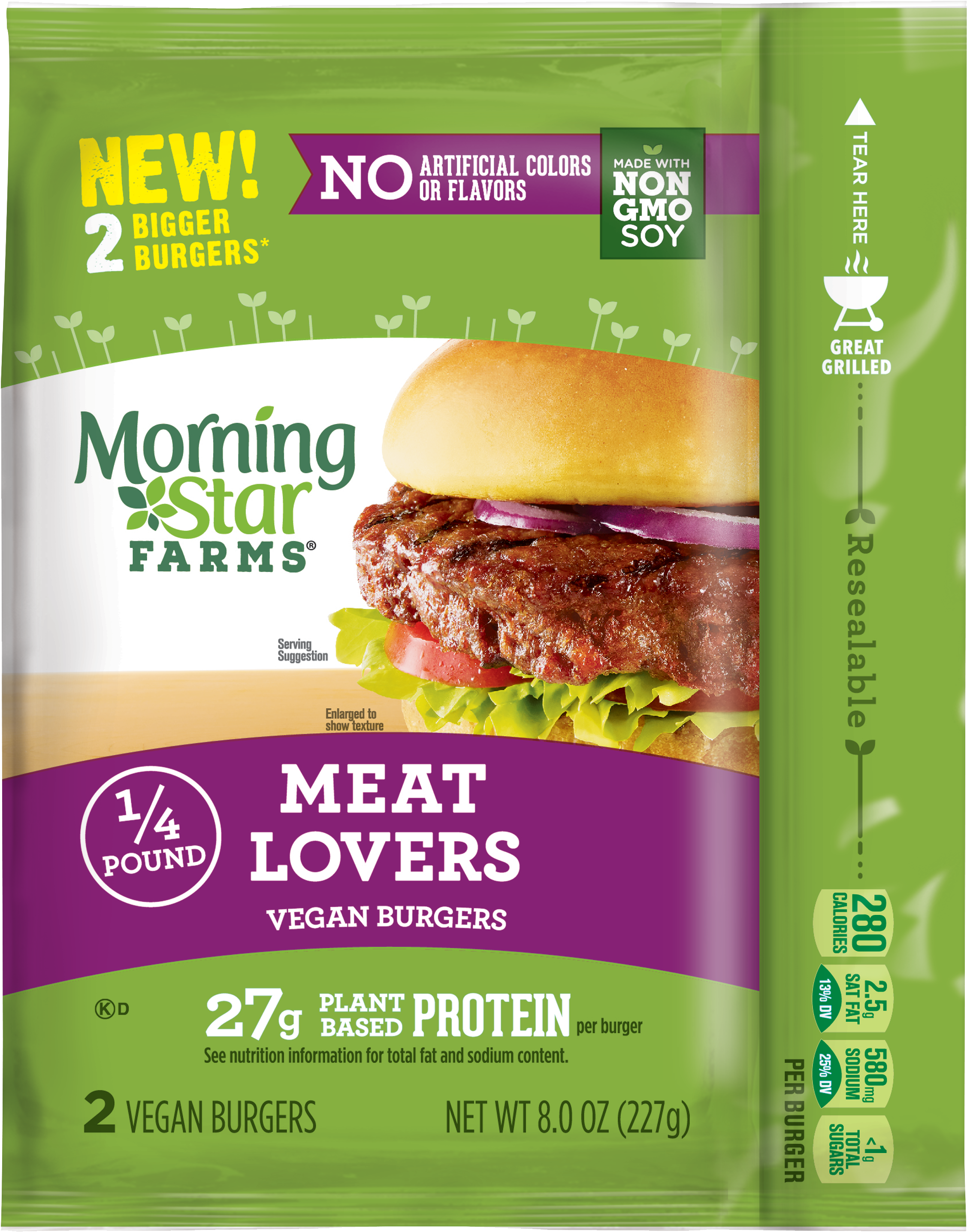 A Package Of Meat On A Green Background
