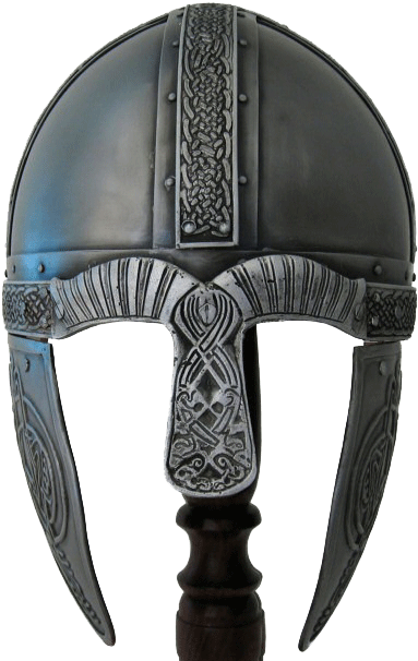 A Helmet With A Design On It