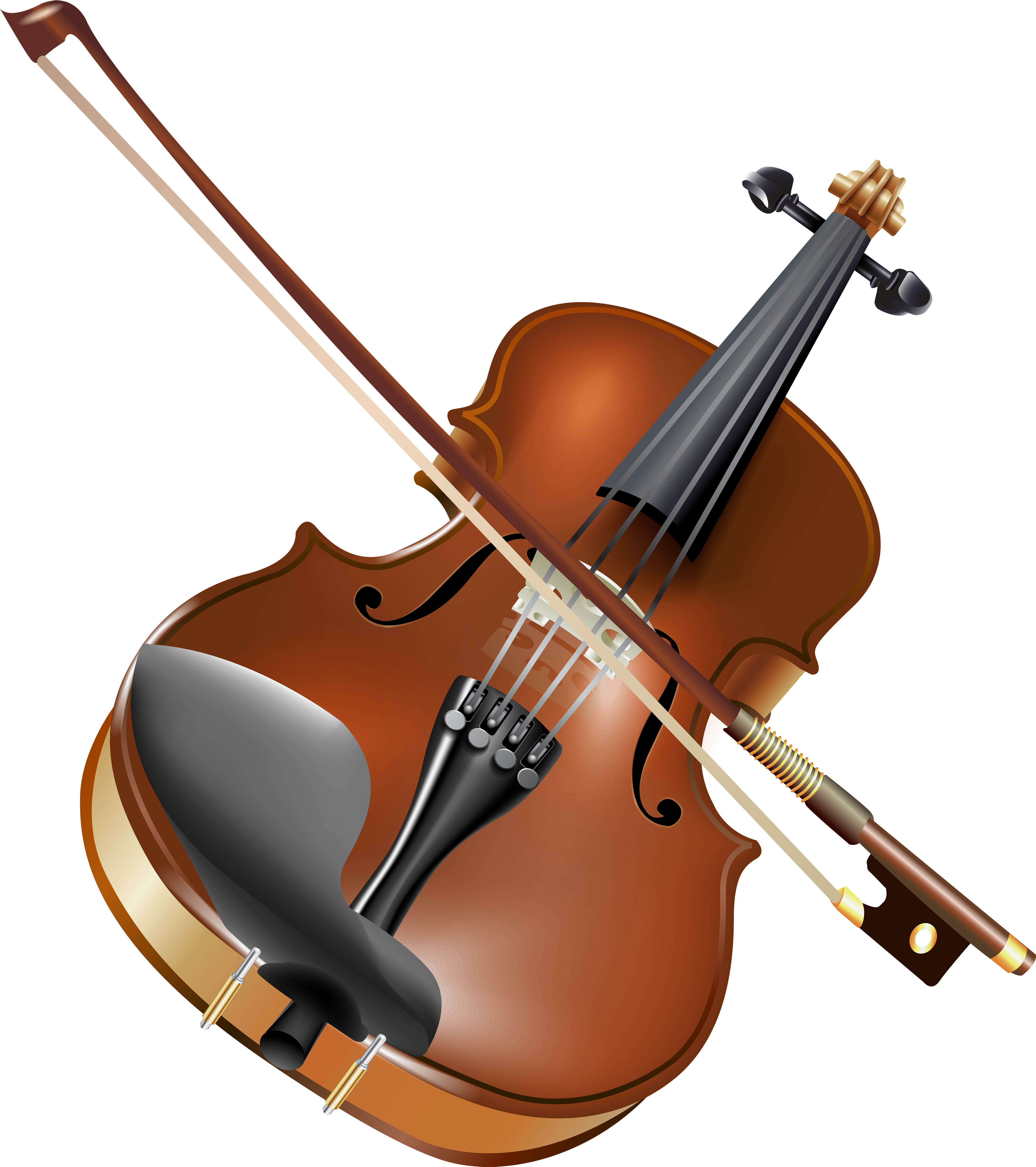 A Violin With A Bow