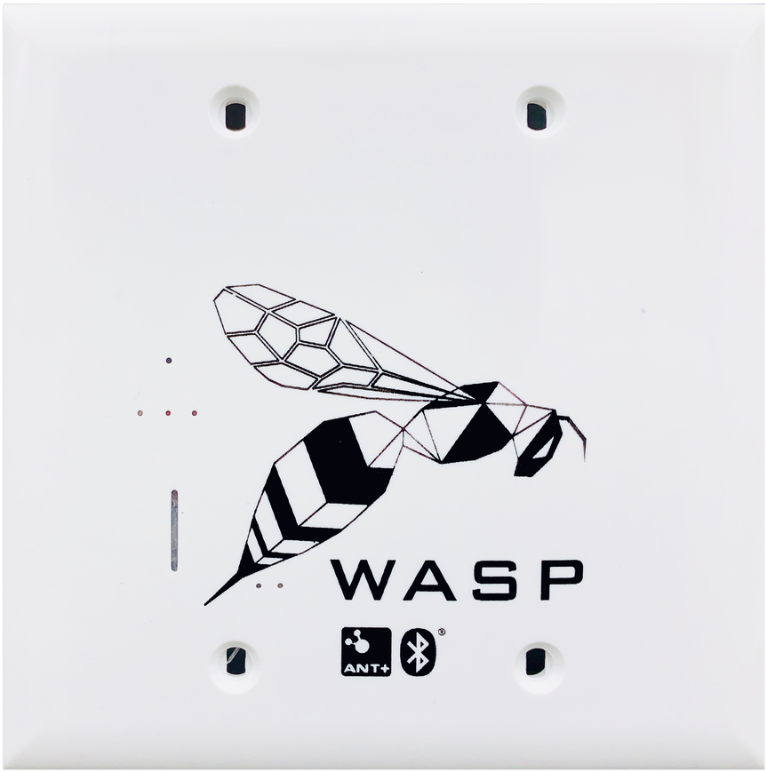 A White Square Object With A Bee On It
