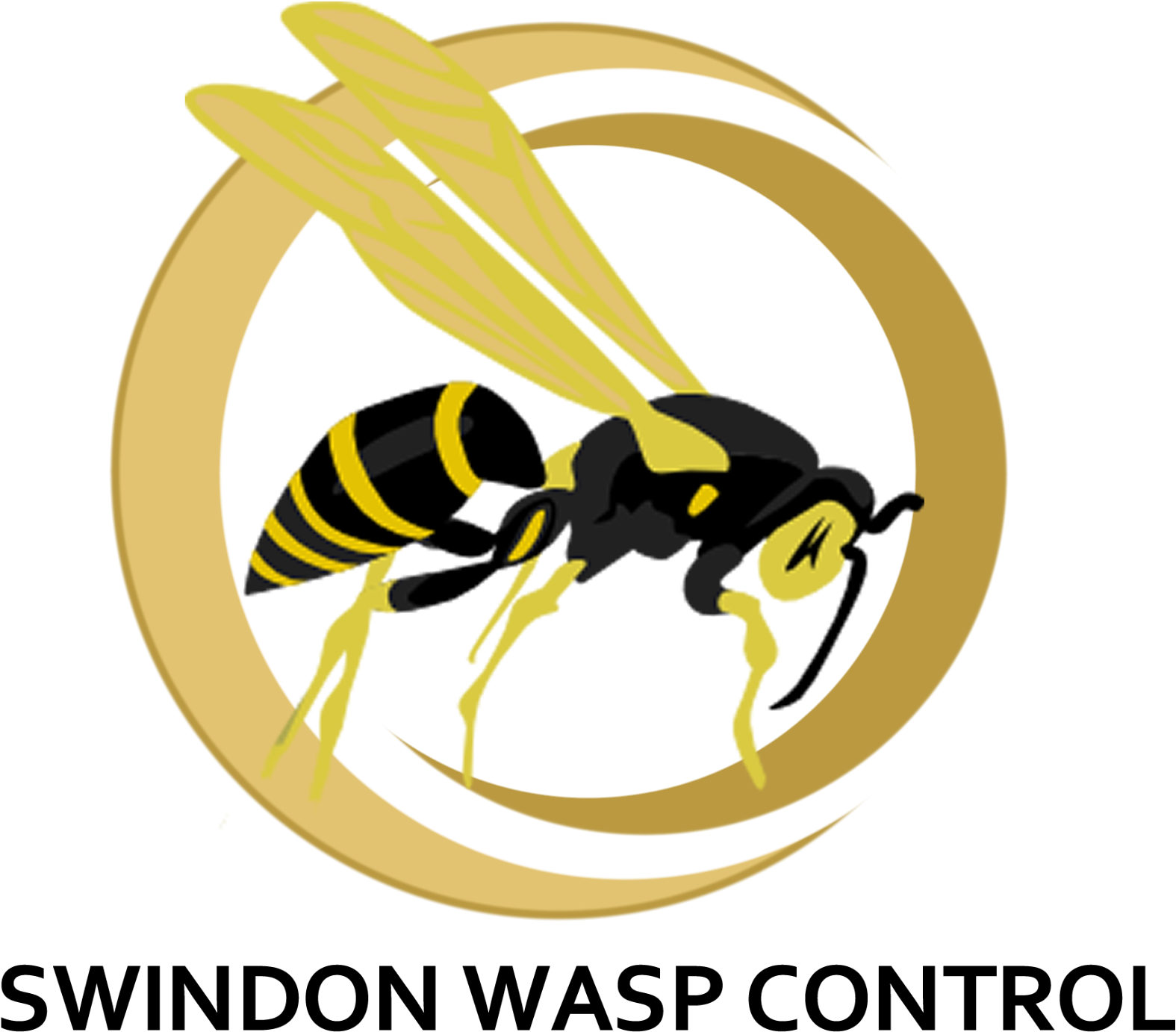A Yellow And Black Wasp Logo