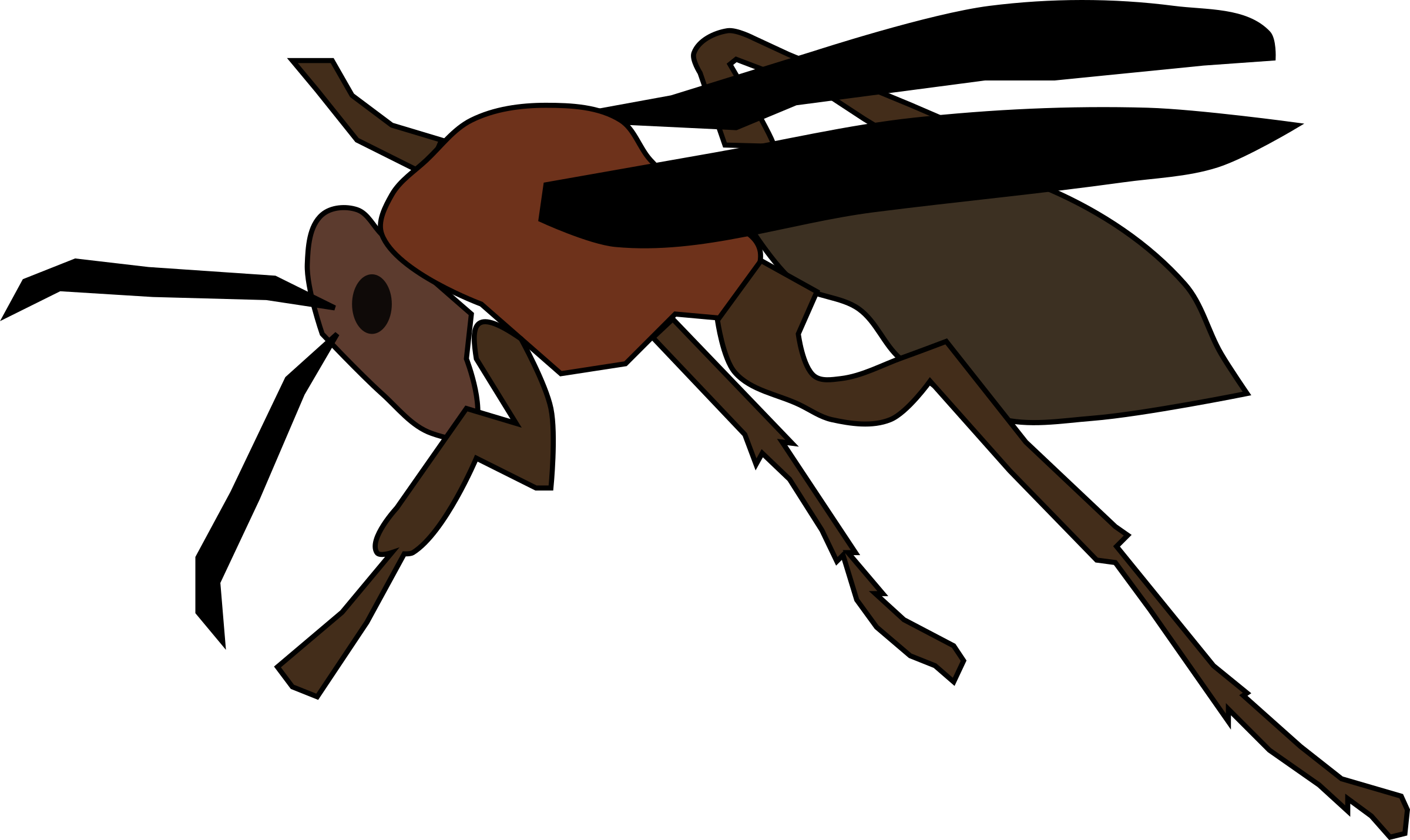 A Cartoon Of A Ant
