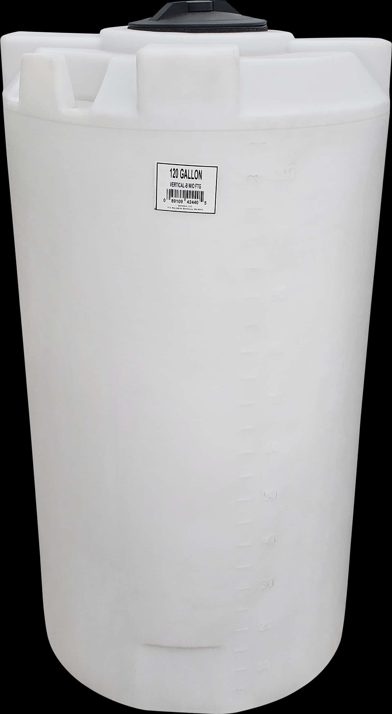 A White Container With A Label