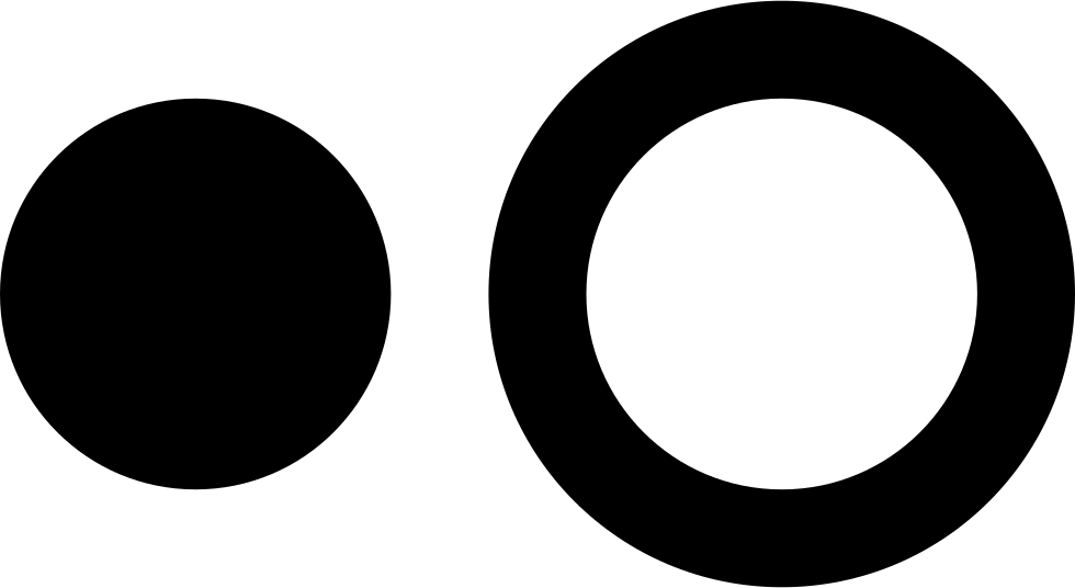 A Black And White Circle