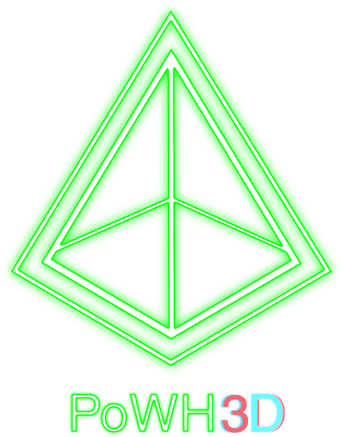 A Green Neon Triangle With Black Background