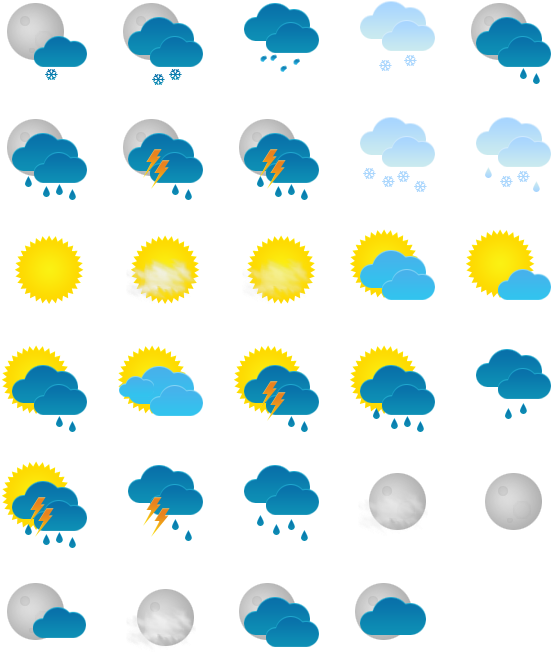 A Screenshot Of A Weather Icon
