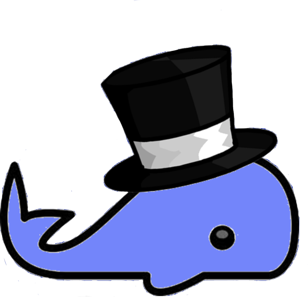 A Blue Whale With A Top Hat