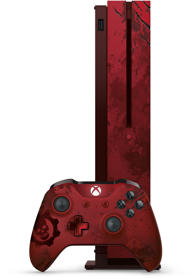 A Red Video Game Controller