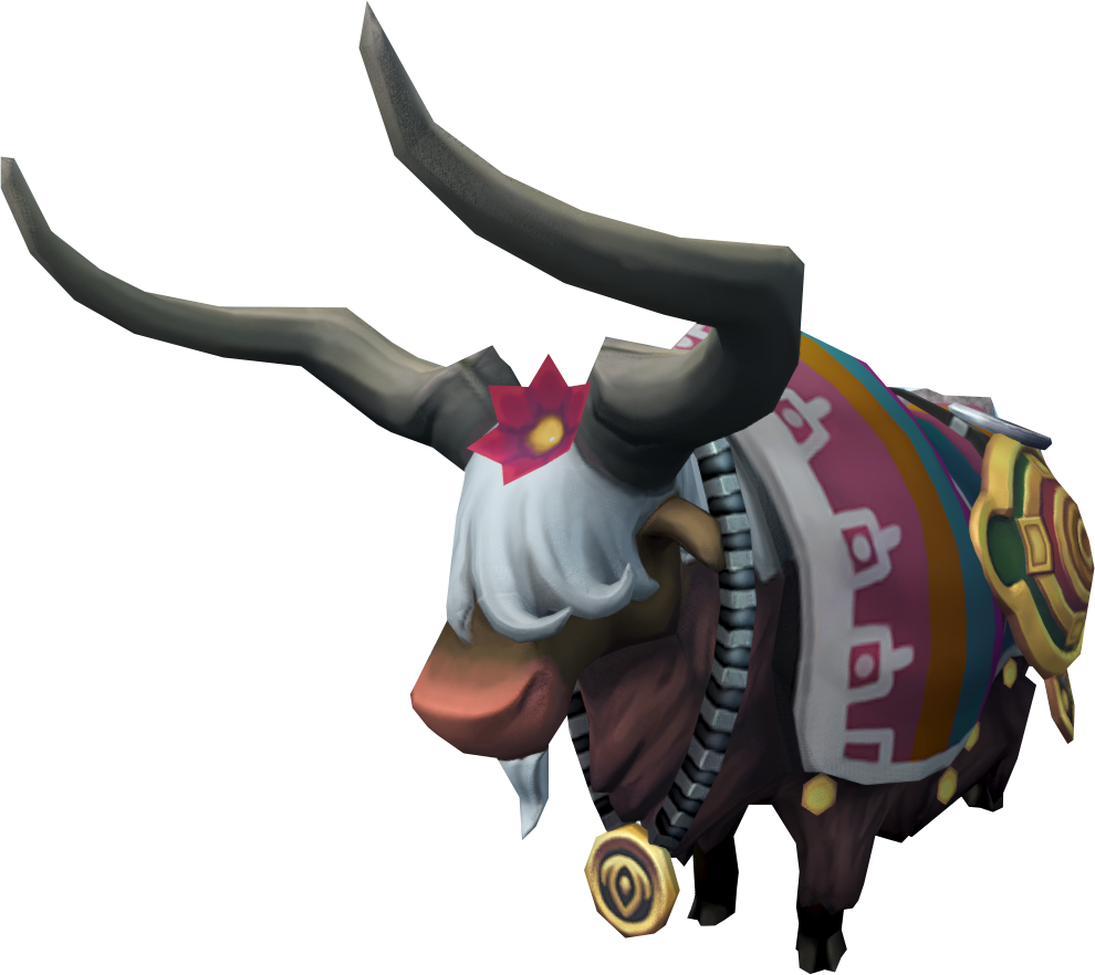 A Cartoon Bull With Horns And A Garment