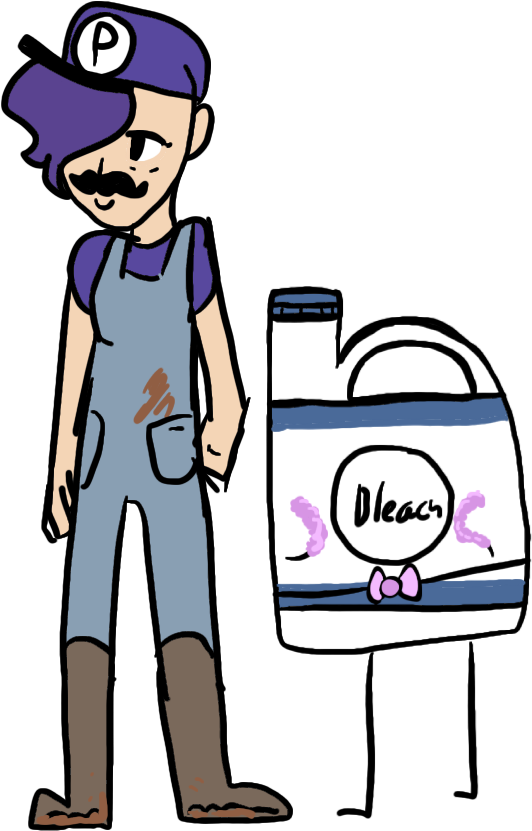 A Cartoon Of A Man With A Mustache And A Jug Of Milk
