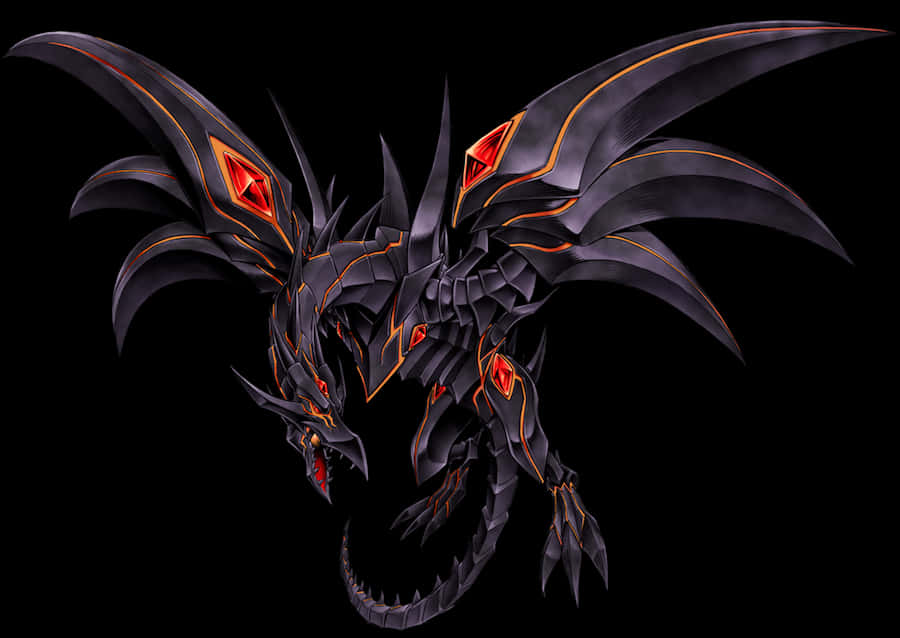 Metallic Dragon With Rubies