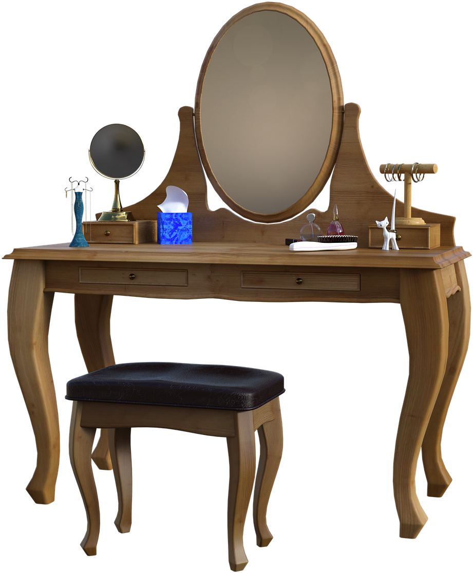 Dressing Table With Chair