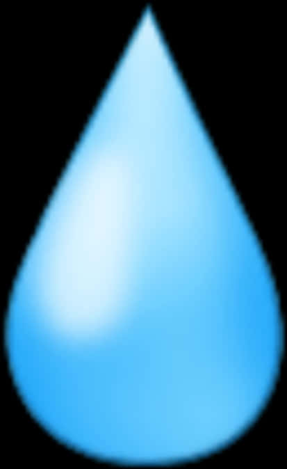 Blue Emoji Water Droplet