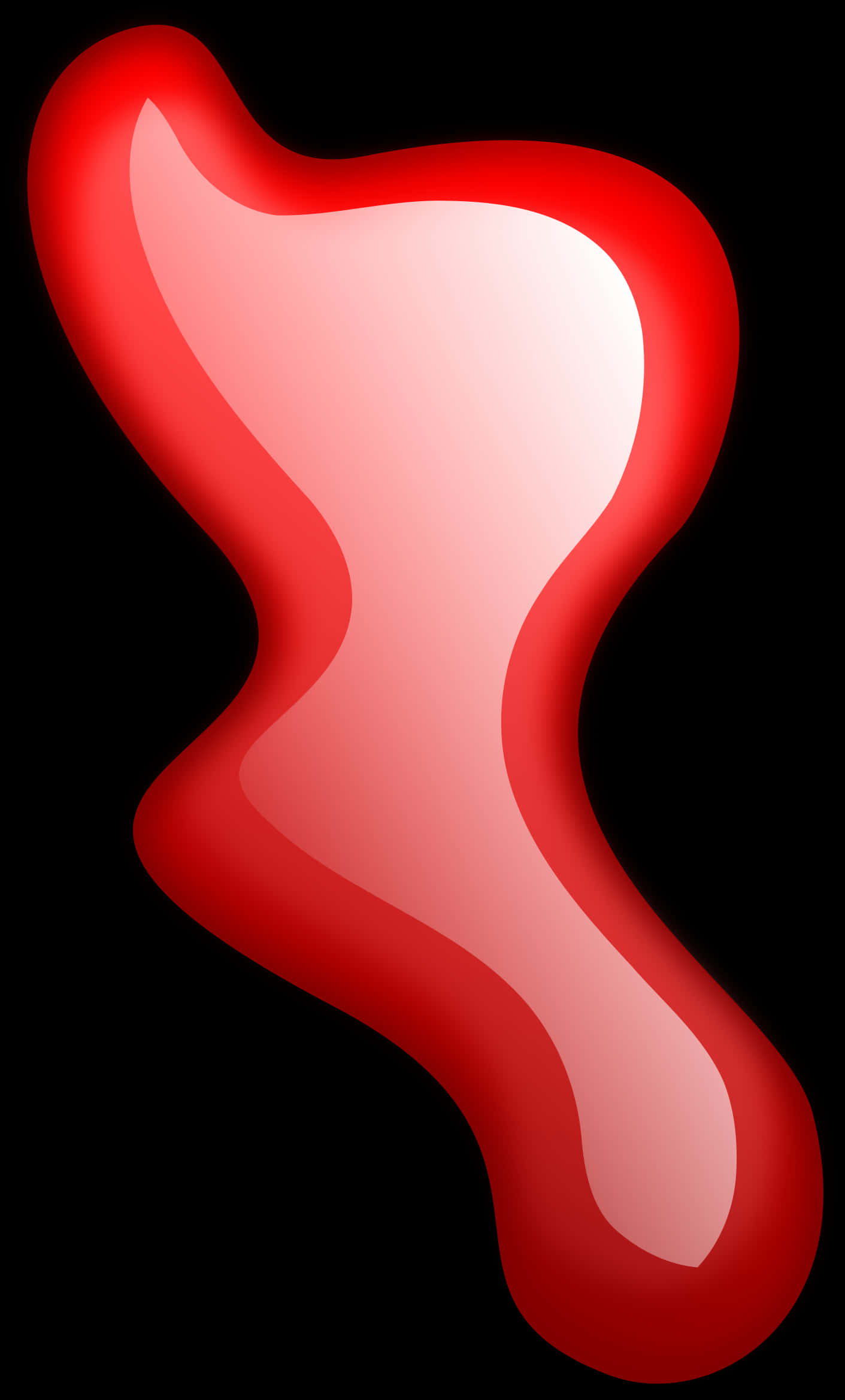 A Red And White Liquid