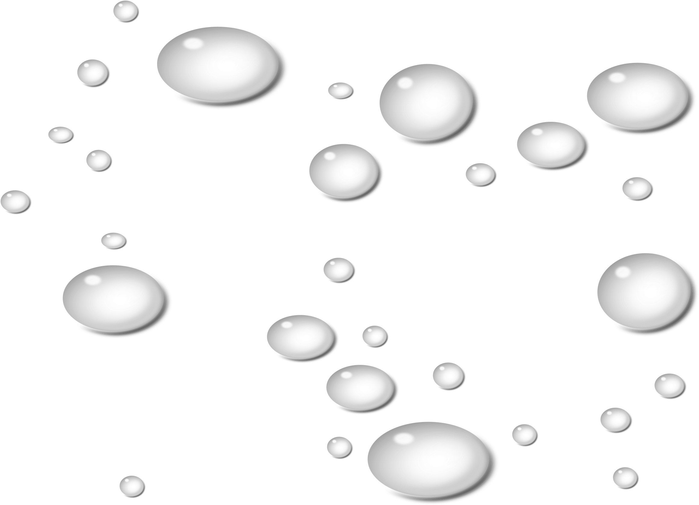 A Group Of Bubbles On A Black Background