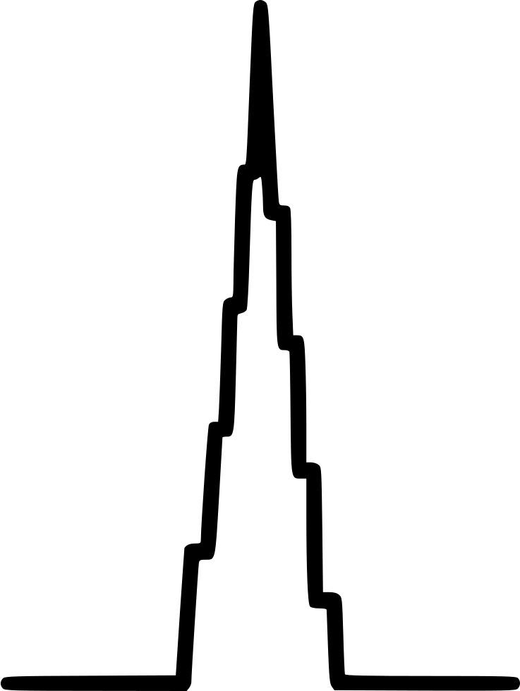 A Black And White Image Of A Tower