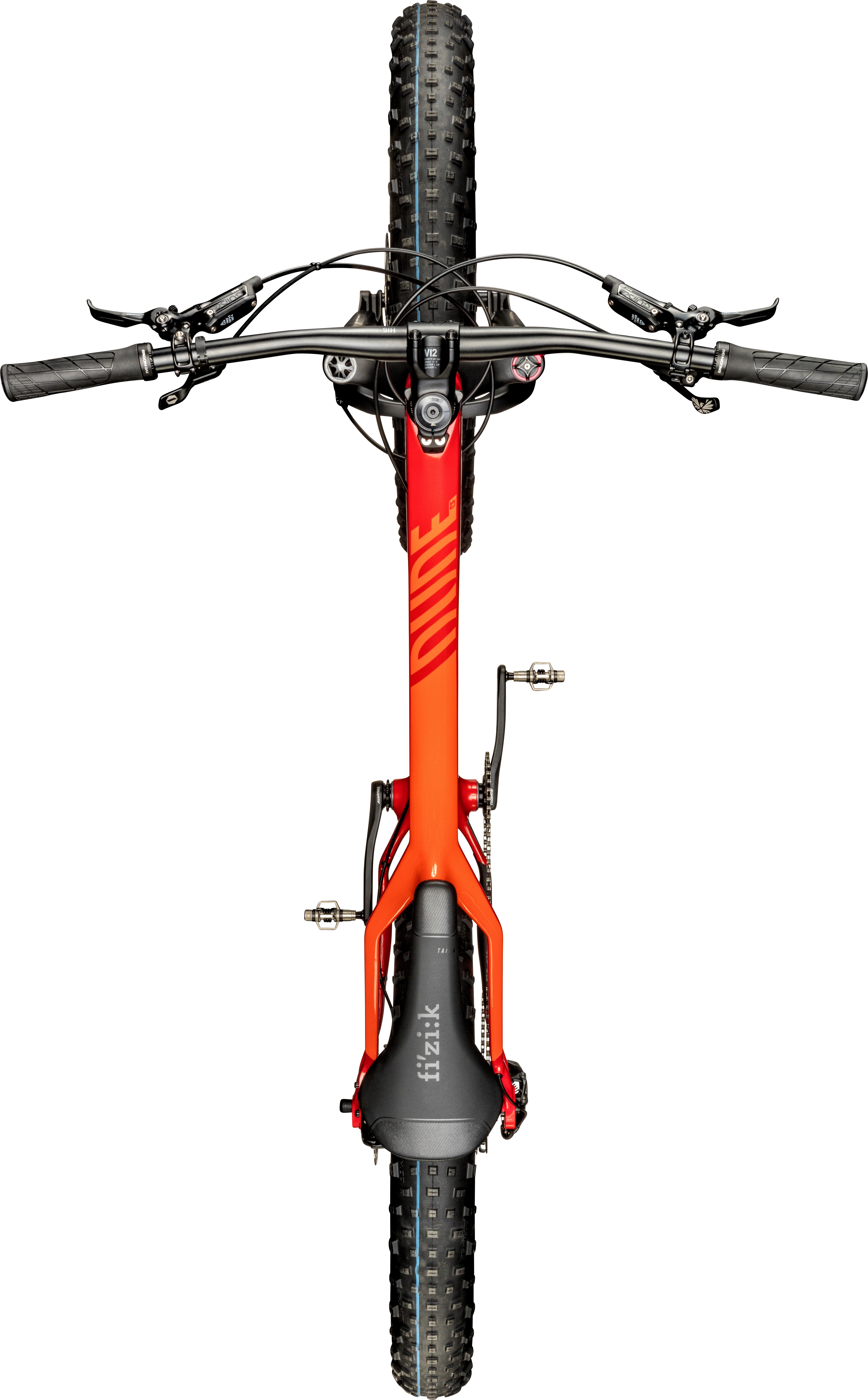 A Top View Of A Bicycle