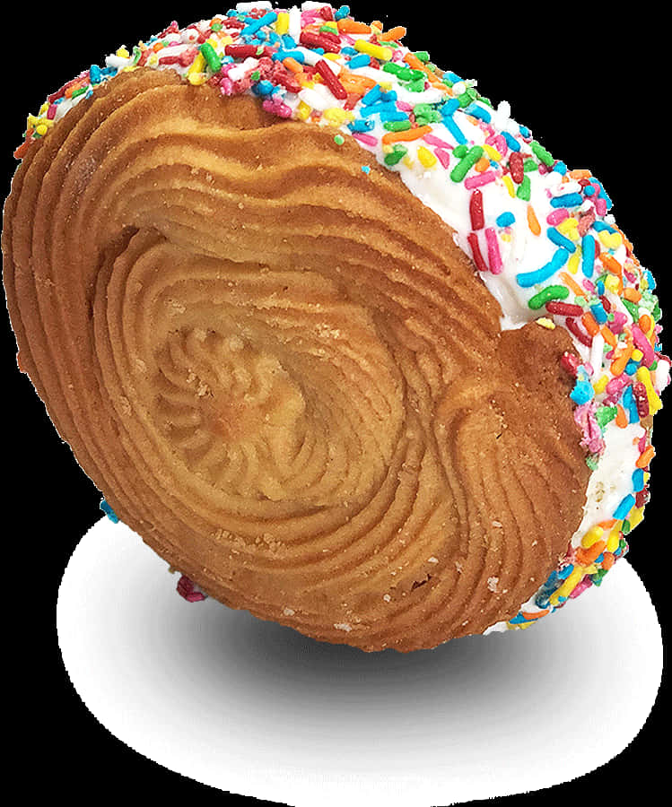 A Close Up Of A Pastry