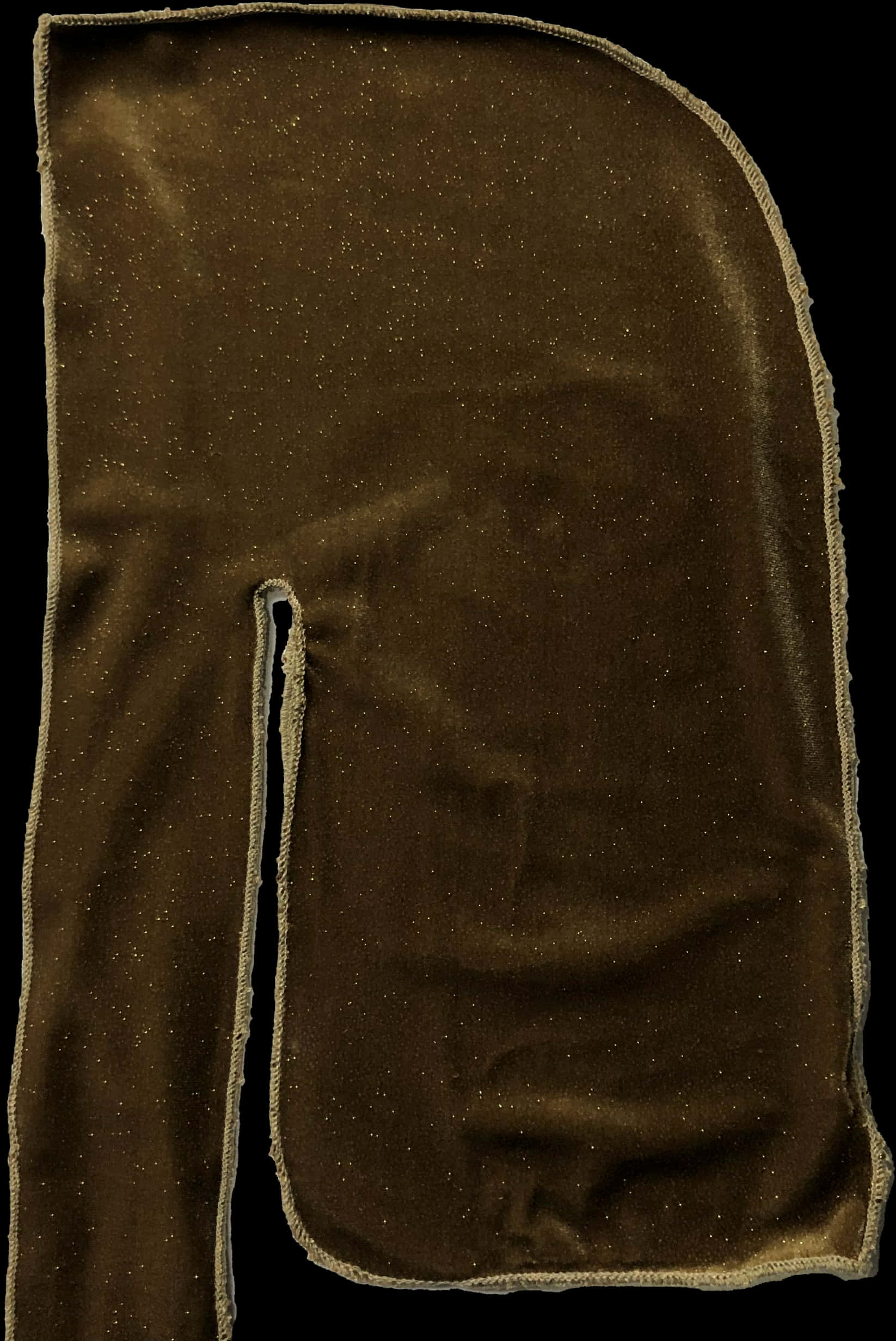 A Brown Velvet Pants With A Black Background