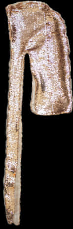 A Close-up Of A Gold Object