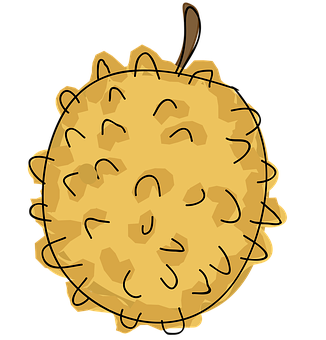 A Cartoon Of A Fruit