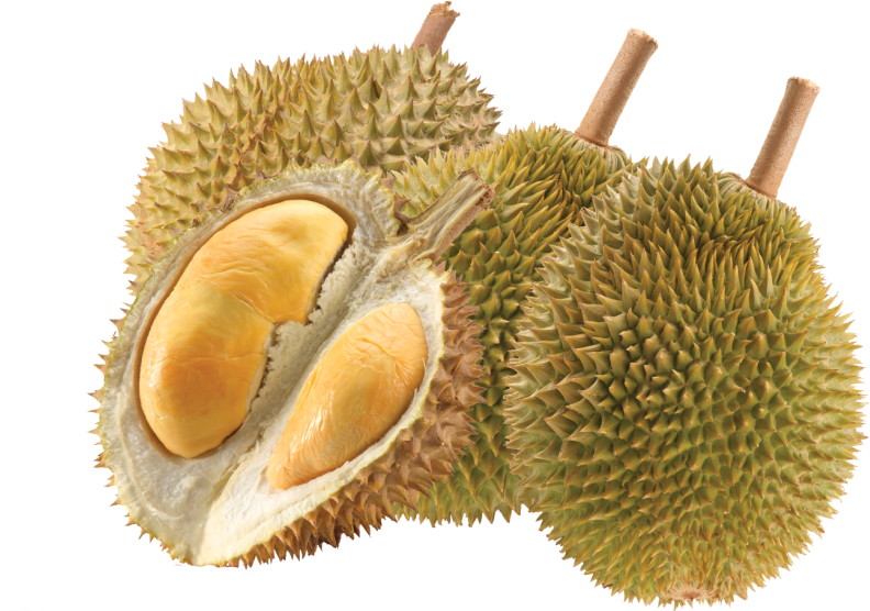 A Group Of Durian Fruit