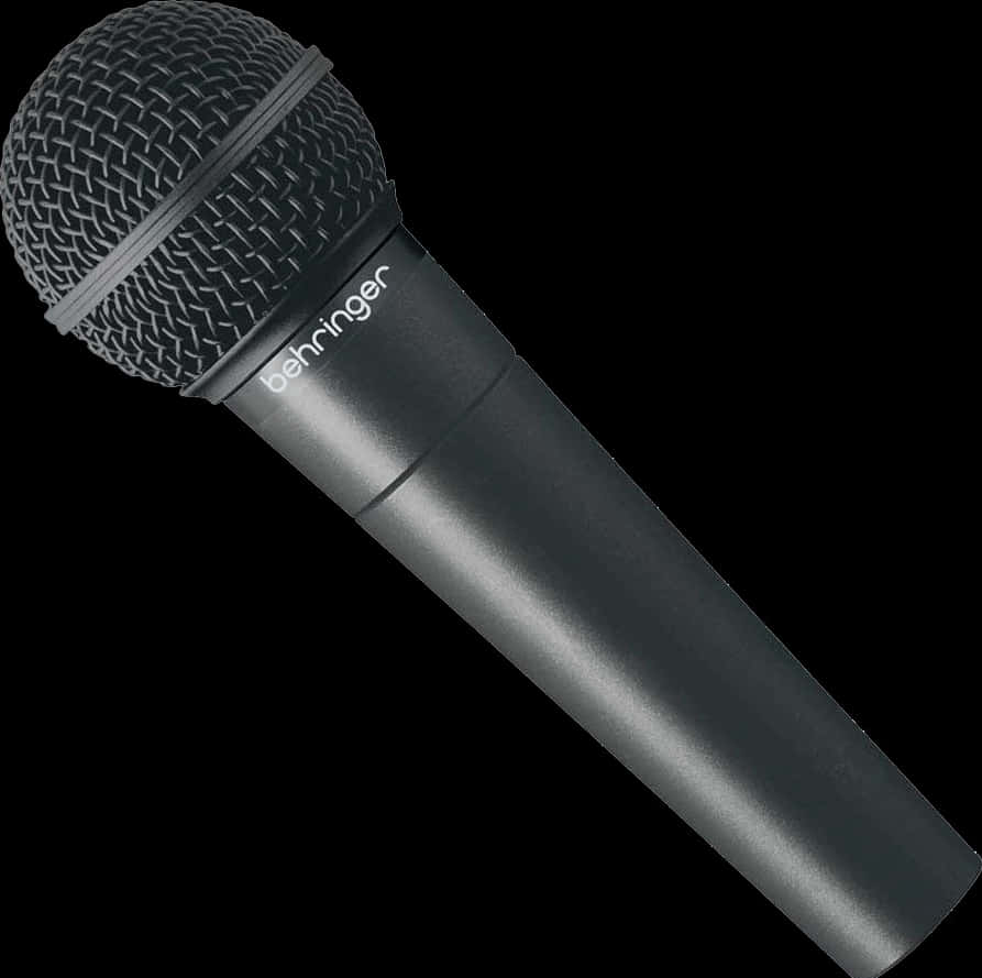 A Black Microphone With A Black Handle