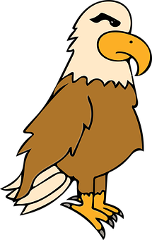 A Cartoon Of An Eagle
