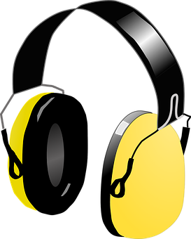 A Pair Of Yellow Headphones
