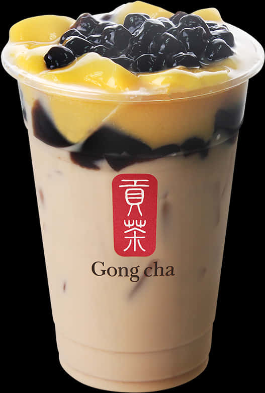 Earl Grey Milk Tea With 3js - Gong Cha Milk Tea With 3js, Hd Png Download