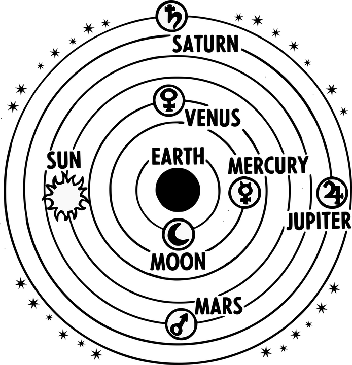 A Group Of White Symbols On A Black Background