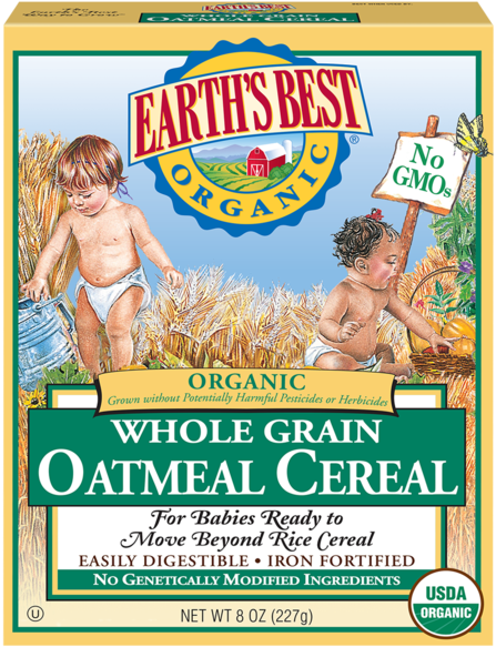 A Label Of A Cereal Box