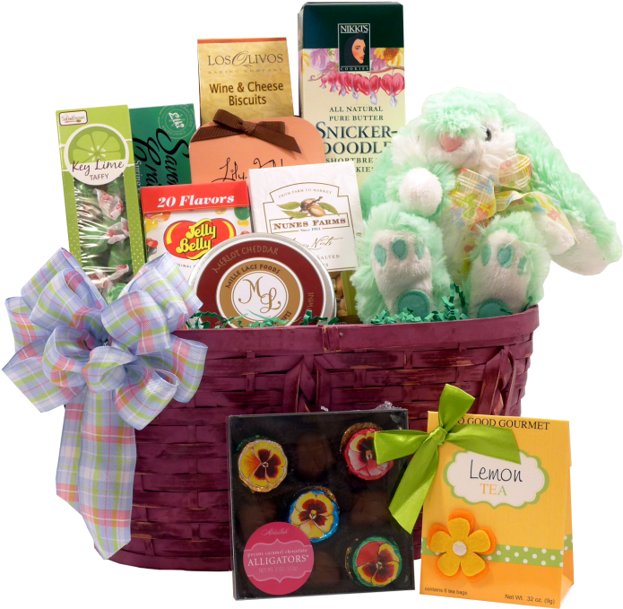 Easter Gourmet Gift Basket - Gift Basket, Hd Png Download