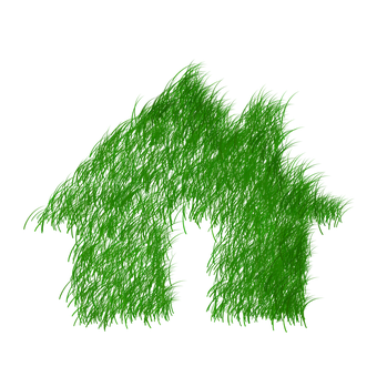 A Green House Made Of Grass