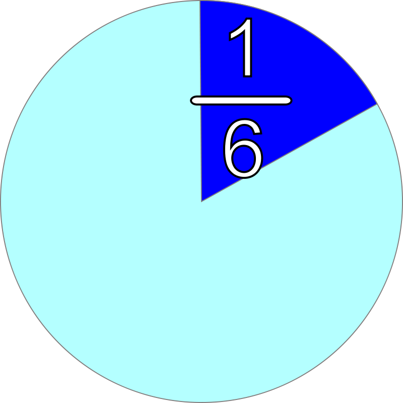 A Blue Circle With White Numbers And A Black Background