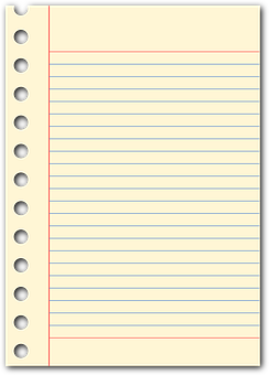 A Paper With Lined Paper And Black Lines