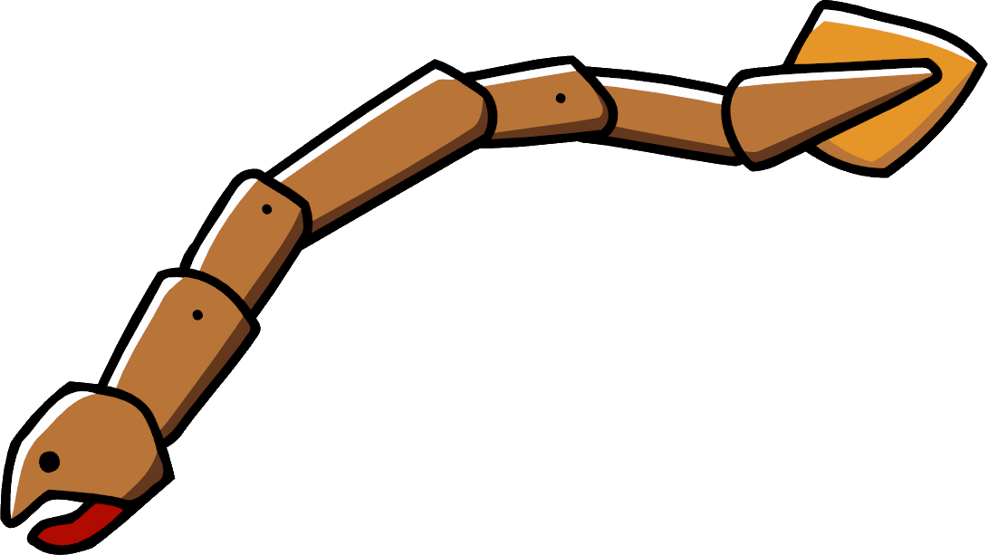 A Cartoon Of A Curved Wooden Object