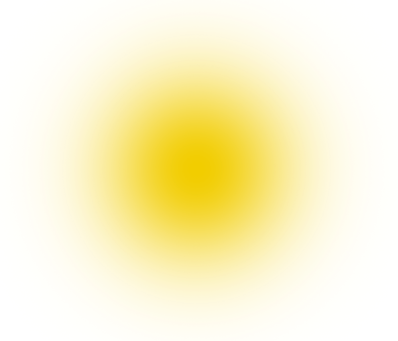 A Yellow Light In A Black Background
