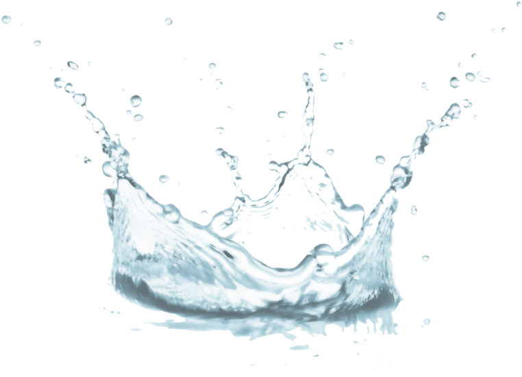 Water Splashing Water In A Crown