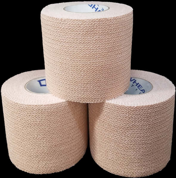 A Group Of Rolls Of Medical Bandages