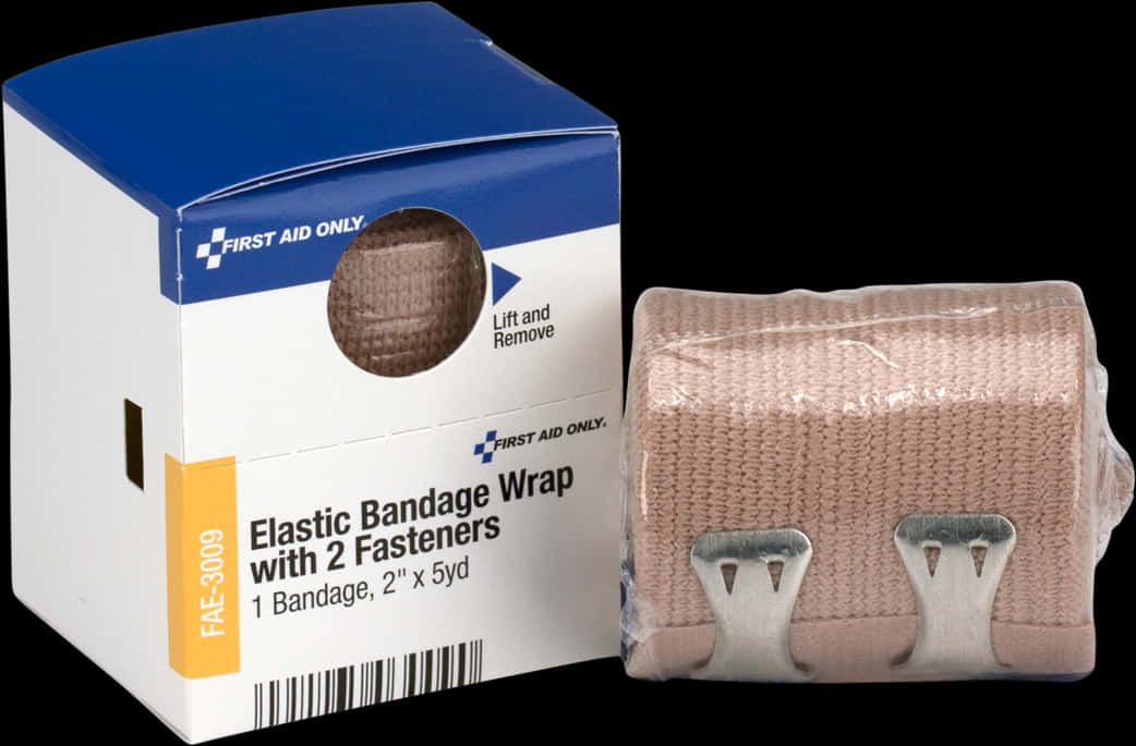 A Bandage Wrap With Two Fasteners