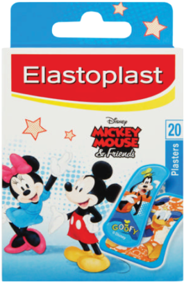 Elastoplast Disney's Mickey Mouse And Friends Plasters, - Hansaplast Mickey, Hd Png Download
